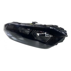 Farol Esquerdo Vw Polo Virtus 2018 22 Original Mascara Negra