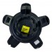 Calota Central Da Roda Volkswagen Crossfox 2004 A 2014 Preto