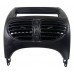 Moldura Painel Central Peugeot 206 2005 A 2009 Preto