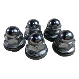 Conjunto 5 Porca Roda Cromada Mitsubishi Lancer 2010