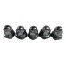 Conjunto 5 Porca Roda Cromada Mitsubishi Lancer 2010