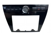 Moldura Central Painel Rádio Ford Fusion 2007 2010 2011 Preto