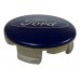 Calota Central Roda Liga Ford Focus 2010 2011 2015 2016 2019 Azul