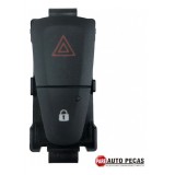Botão Pisca Alerta Trava Renault Sandero Logan 14 A 19
