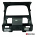Moldura Painel Central Rádio Vw Saveiro/gol G5 Prata 09/14