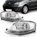 Farol Esquerdo Citroen C3 03/12 Cromado Manual