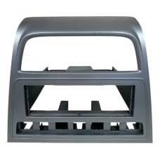 Moldura Painel Central Radio Vw Gol Voyage G6 Prata 2008 11