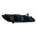 Farol Honda New Civic Mascara Negra Esquerdo 2007 A 2011